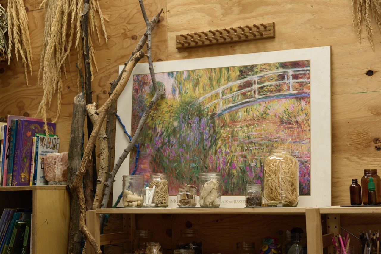 Natural materials art project